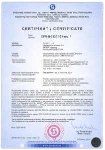 Sertificate EN 442