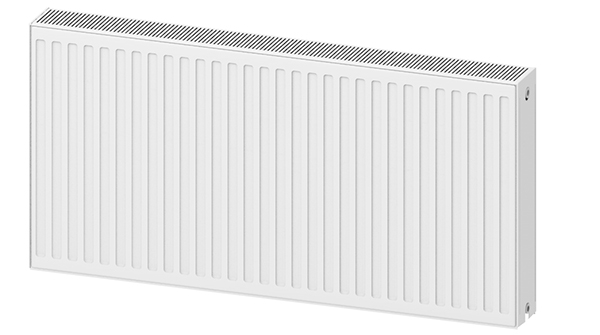Compact radiators with side connection